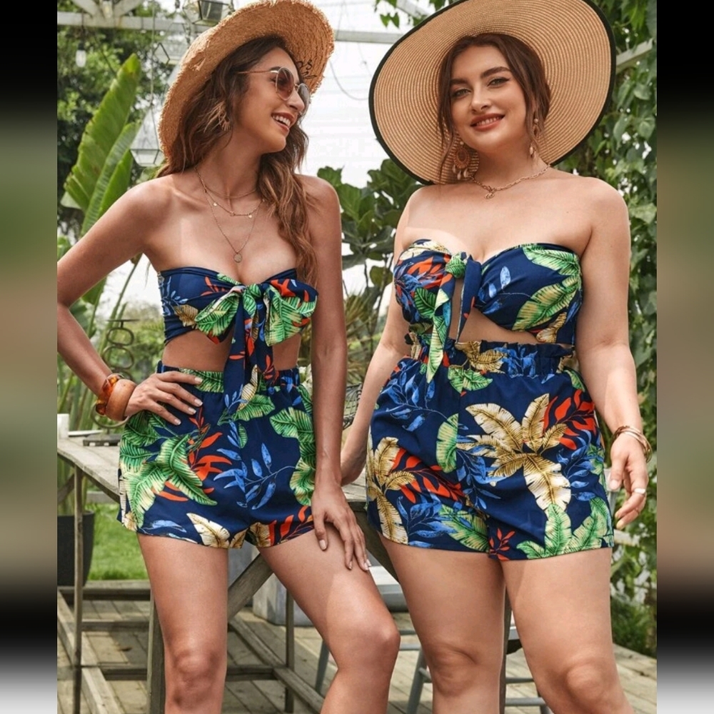 Brand new Tube top and short set